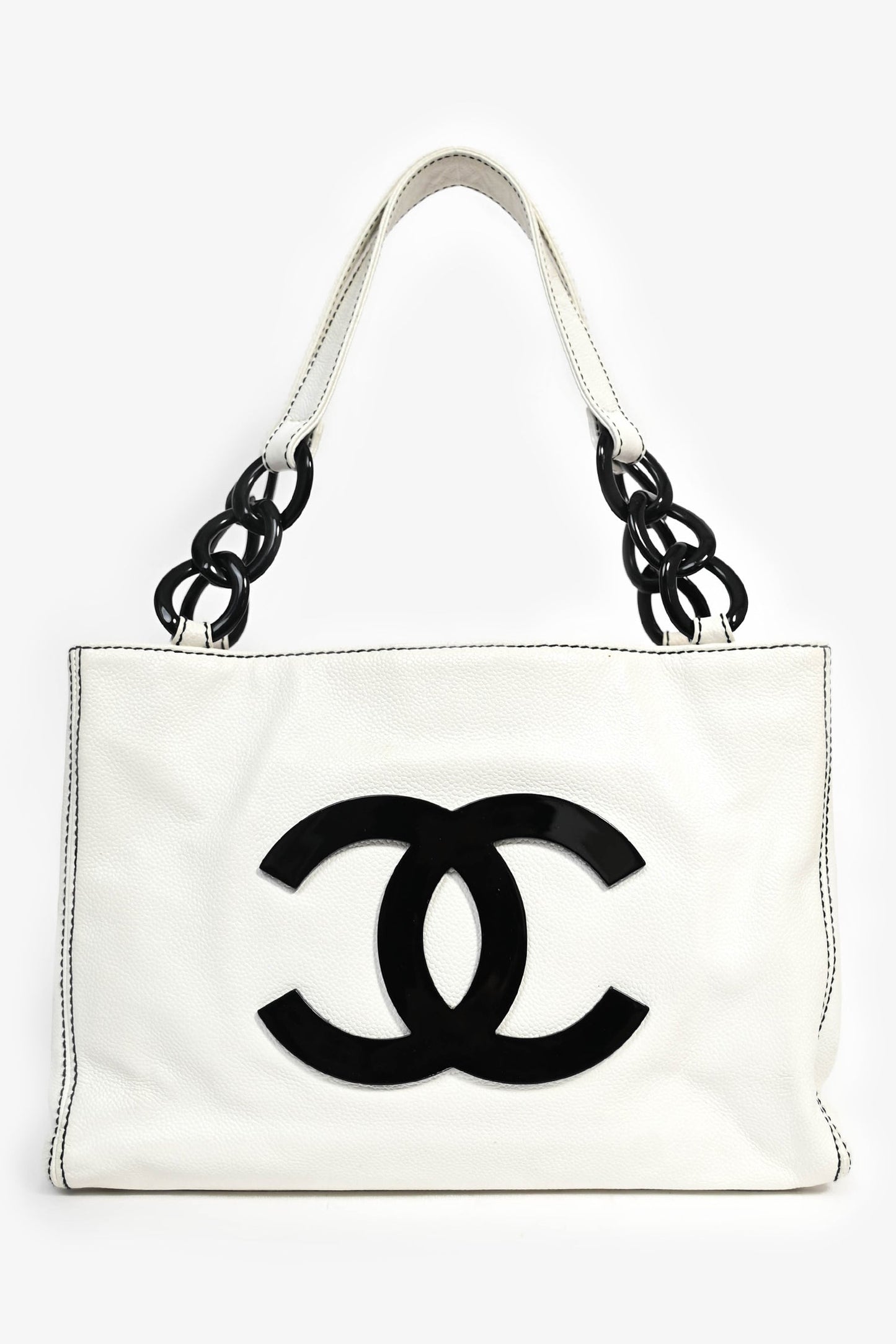 Chanel ™ 2004-05 White Tote Bag - Rovelle Bags