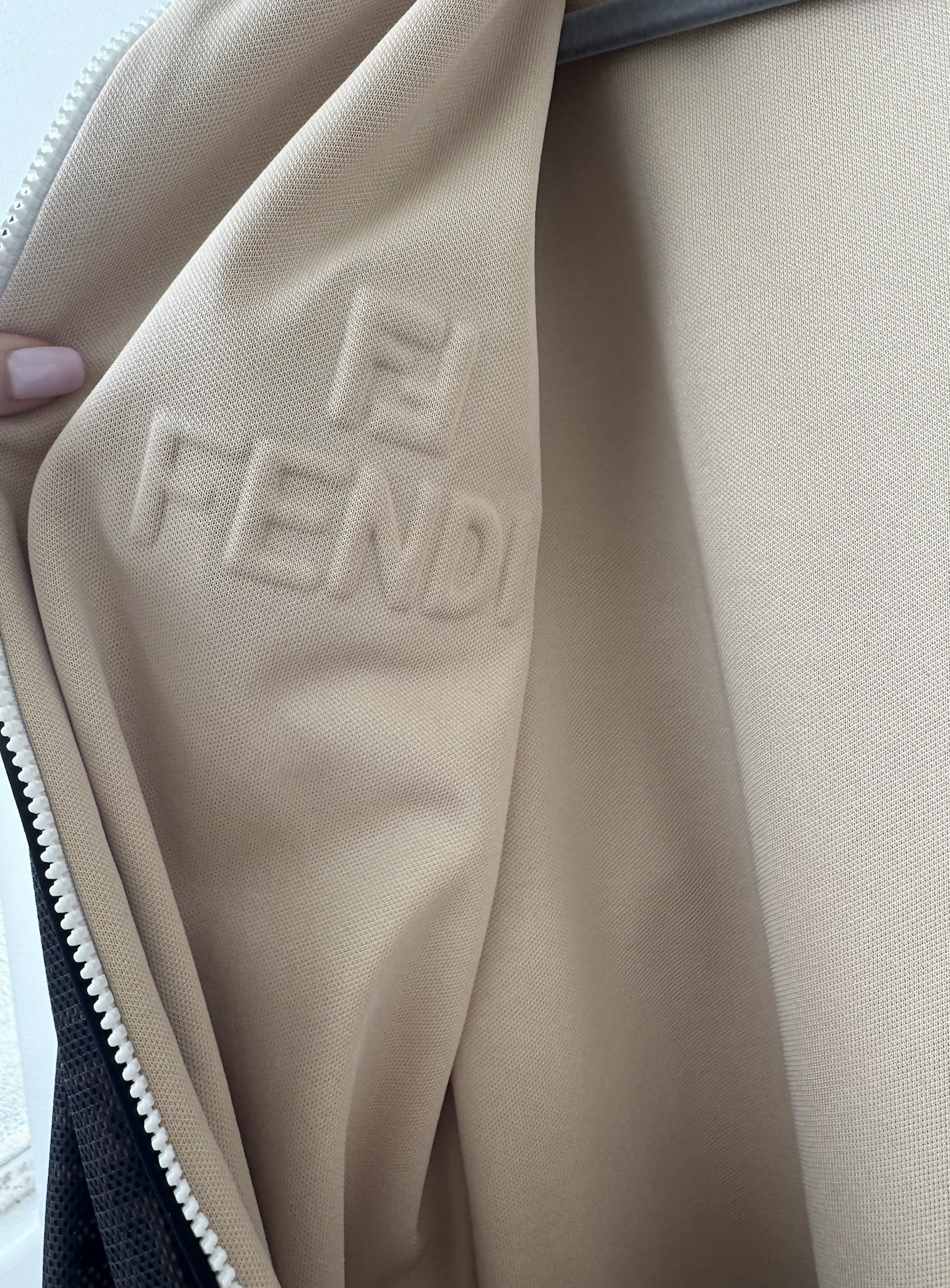 Fendi Reversible Zipped Drawstring Hoodie