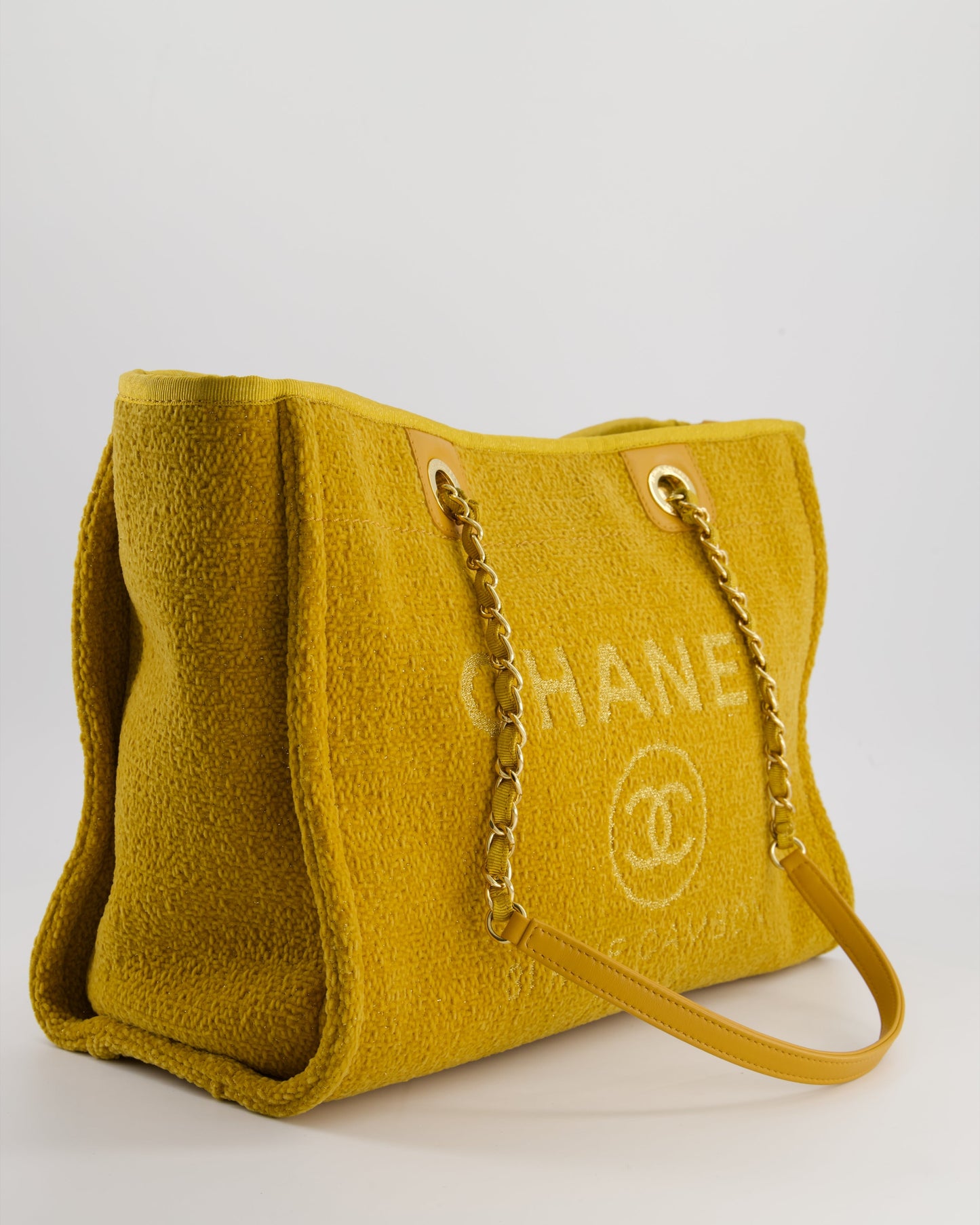 Chanel *HOT* Chanel Mustard Yellow Small Tote Bag - Rovelle Bags