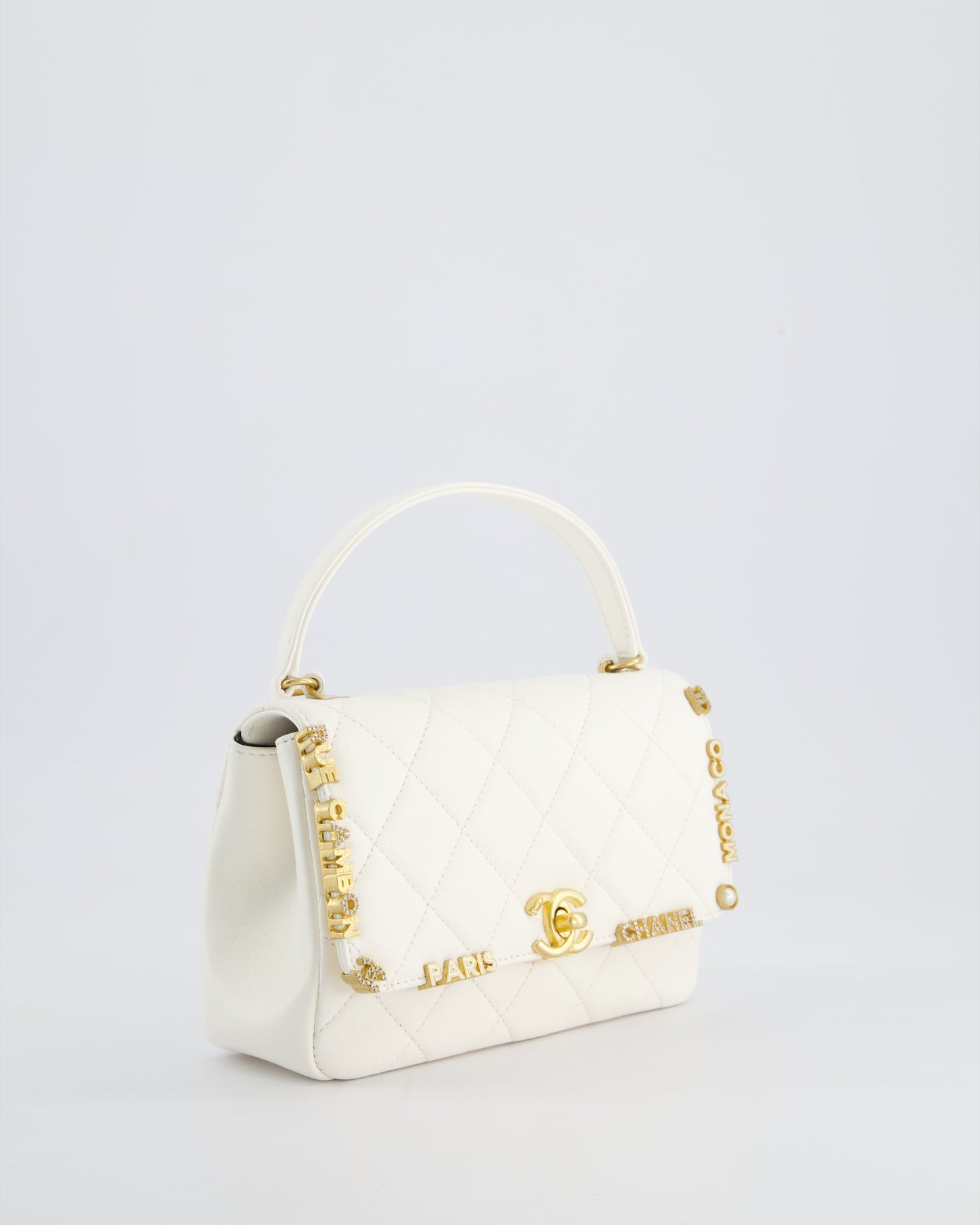 Chanel *LIMITED EDITION* Chanel White Monaco Flap Bag - Rovelle Bags