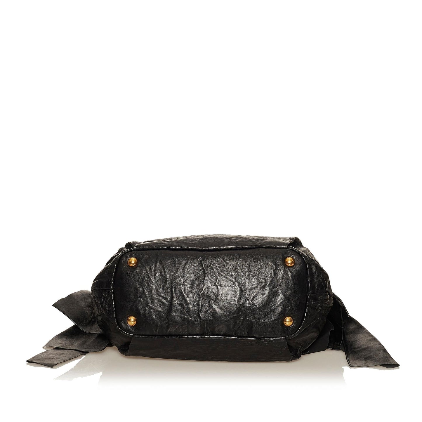 Prada Bow Lambskin Leather Shoulder Bag - Rovelle Bags