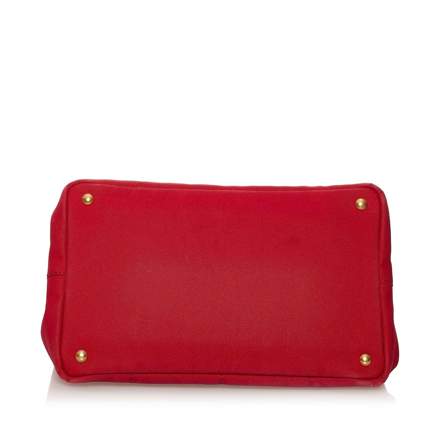 Prada Canapa Logo Canvas Tote Bag - Rovelle Bags