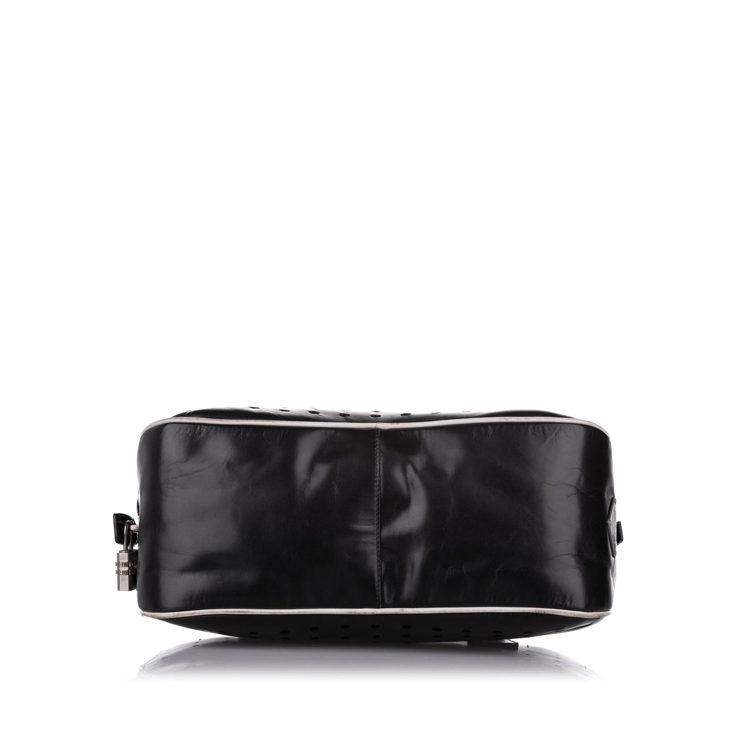 Prada Perforated Leather Shoulder Bag - Rovelle Bags