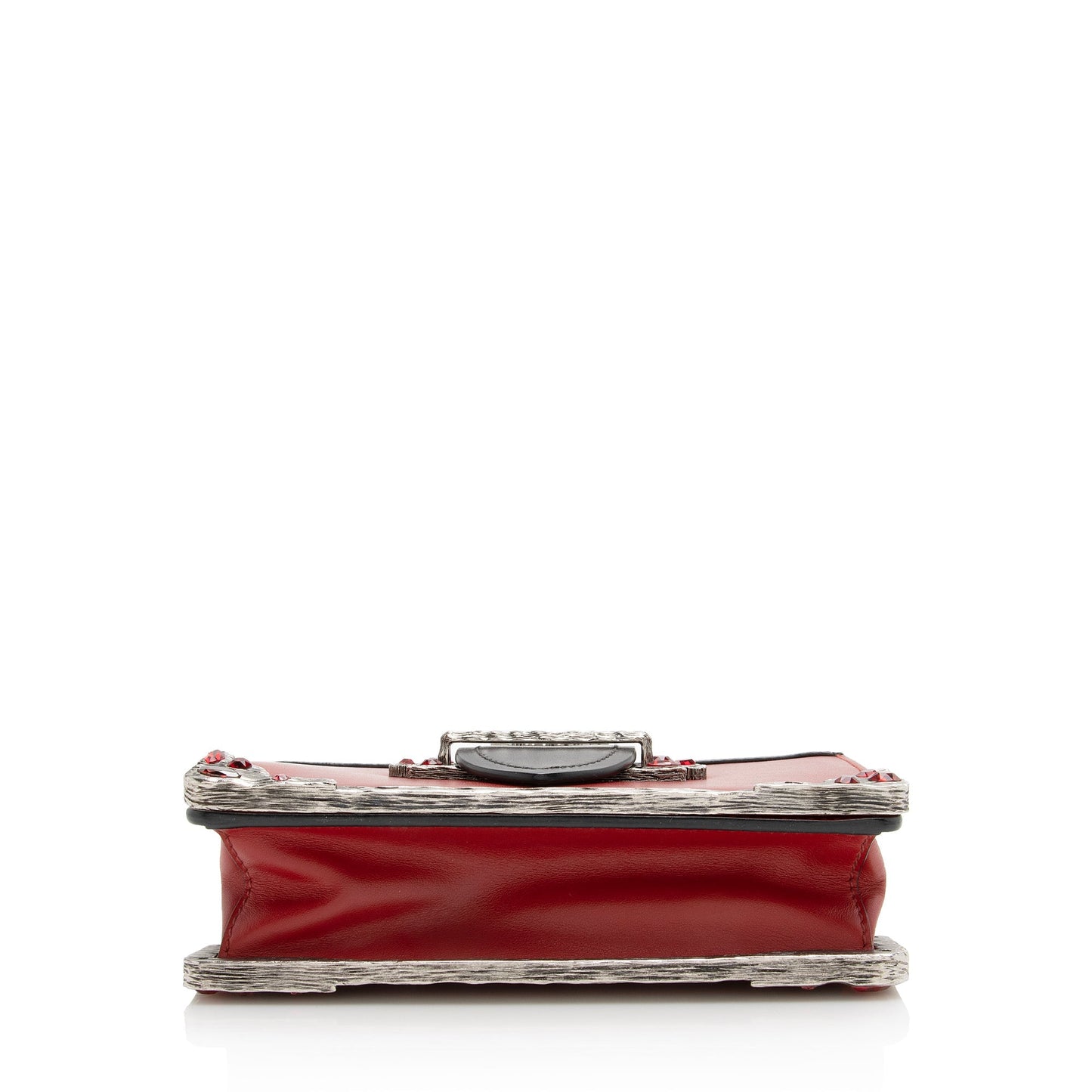 Prada Saffiano Crystal City Cahier Shoulder Bag - Rovelle Bags