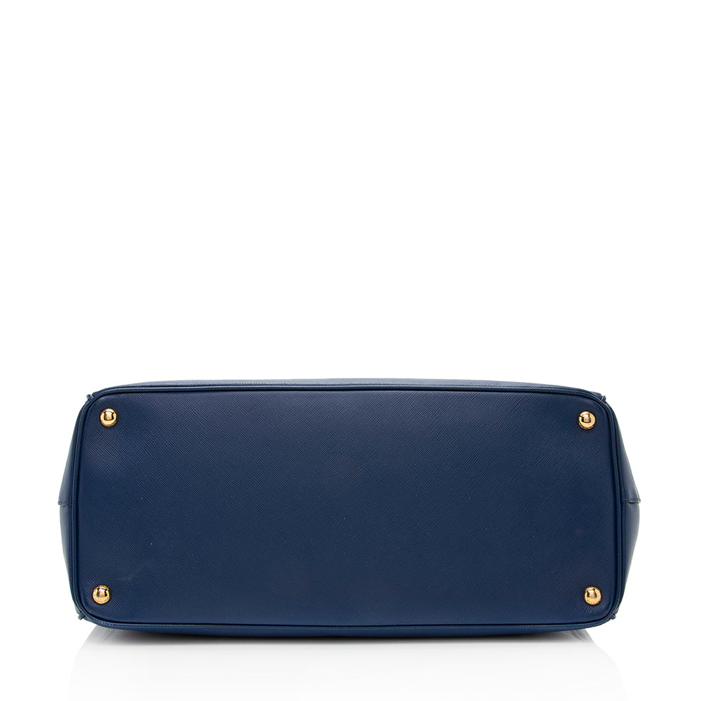 Prada Saffiano Lux Double-Zip Large Tote Style 4 - Rovelle Bags