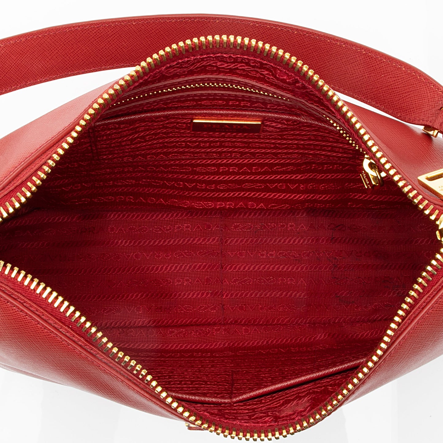 Prada Saffiano Lux Zip Medium Hobo Hobo Bag - Rovelle Bags