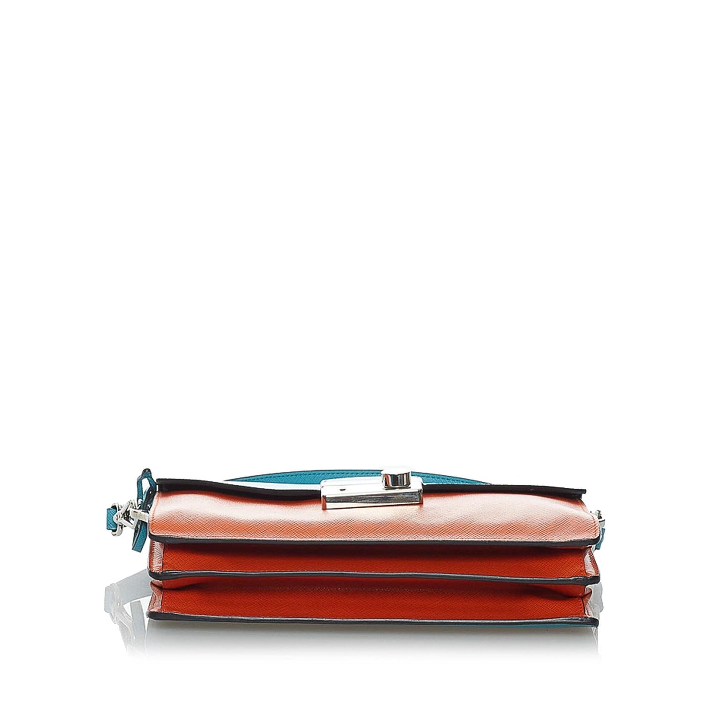 Prada Saffiano Sound Lock Satchel - Rovelle Bags