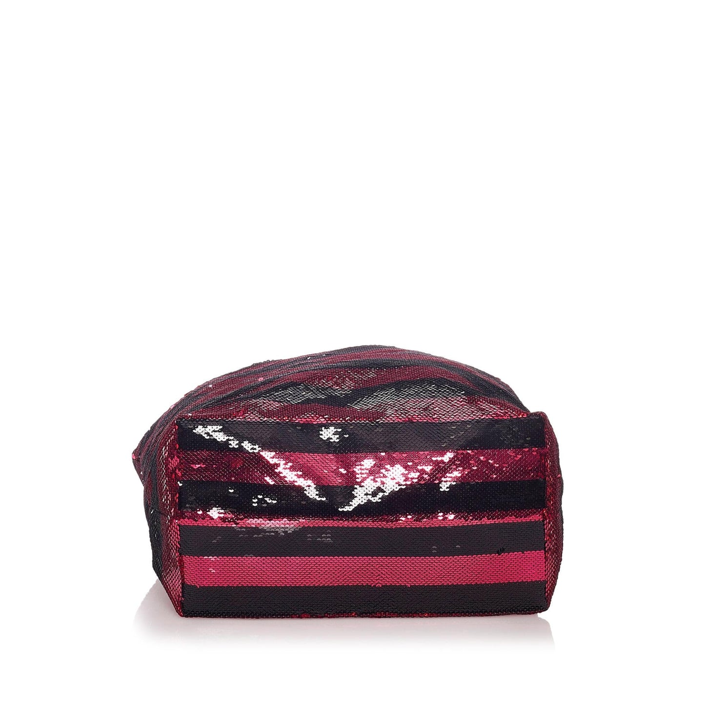 Prada Sequin Striped Tote Handbag - Rovelle Bags
