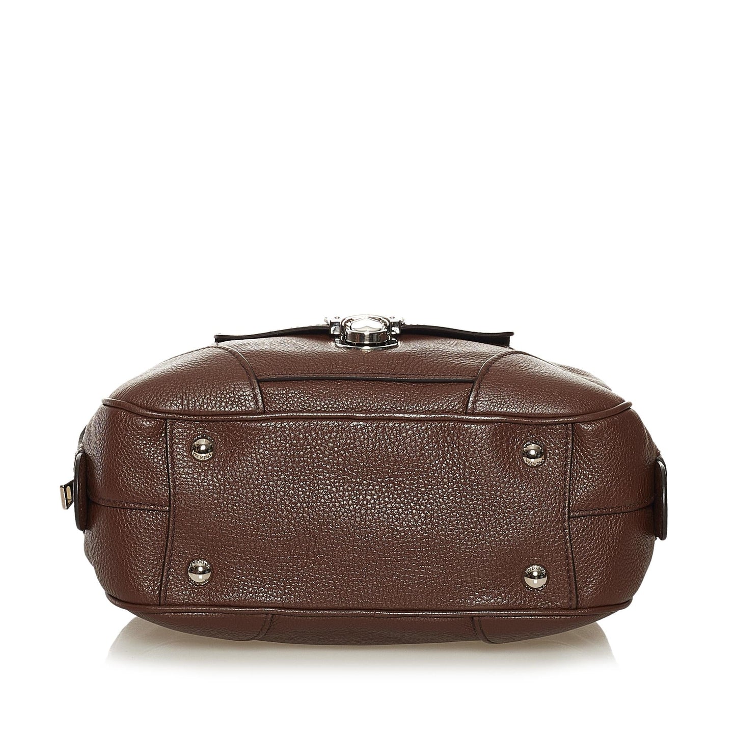 Prada Vitello Daino Front Pocket Boston Handbag - Rovelle Bags