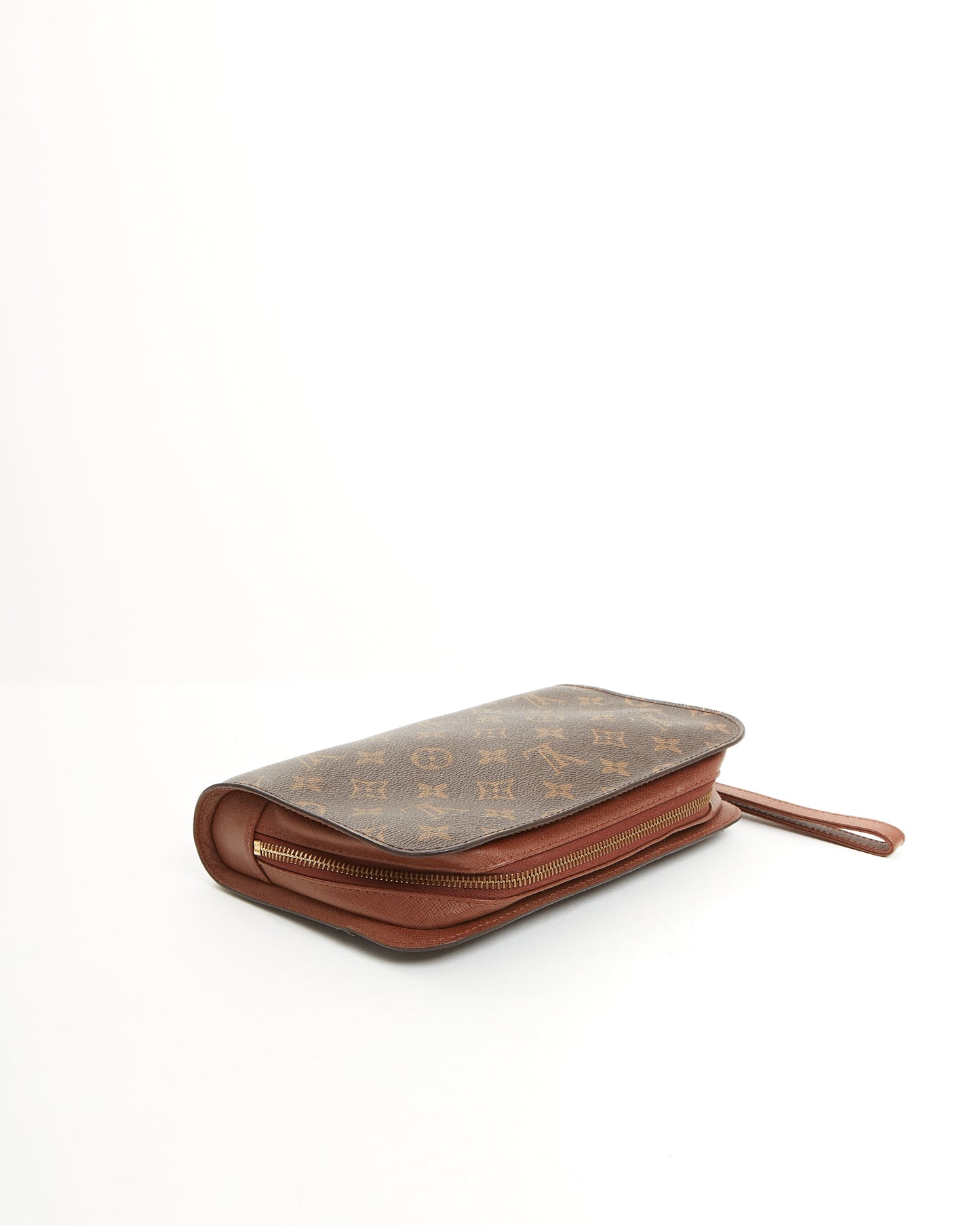 Louis Vuitton Monogram Canvas Wristlet Zip Pouch