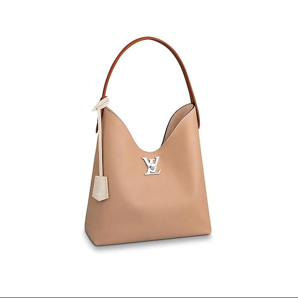 Louis Vuitton Lockme Hobo Beige