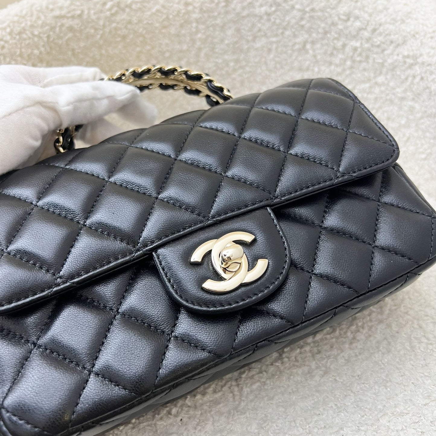 Chanel 23A Mini Rectangle Flap with Flap Bag - Rovelle Bags