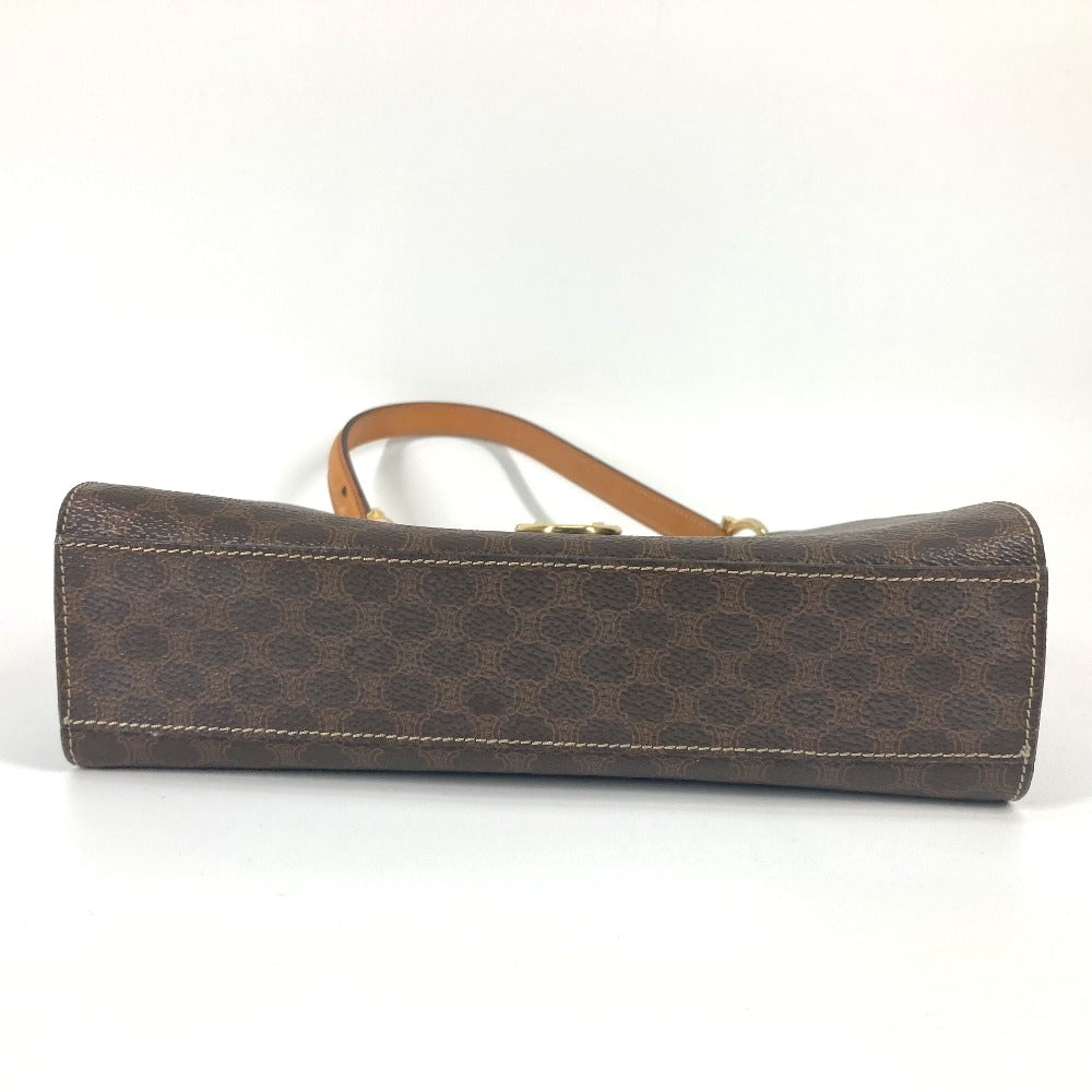 CELINE Handbag PVC / Leather Brown Bag Macadam Women
