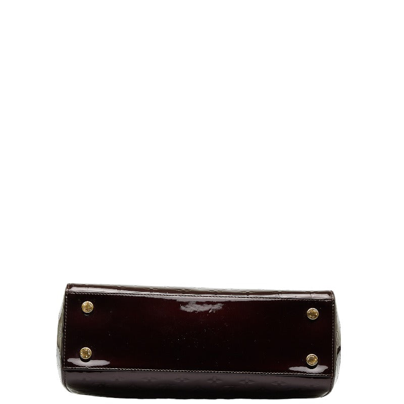Louis Vuitton Monogram Verney Blair MM Handbag M91690 Rouge Forest Wine Red Patent Leather Louis Vuitton