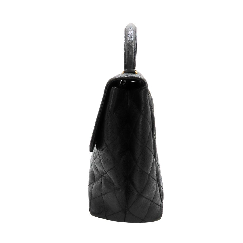 Chanel Caviar Skin Top Handbag - Rovelle Bags