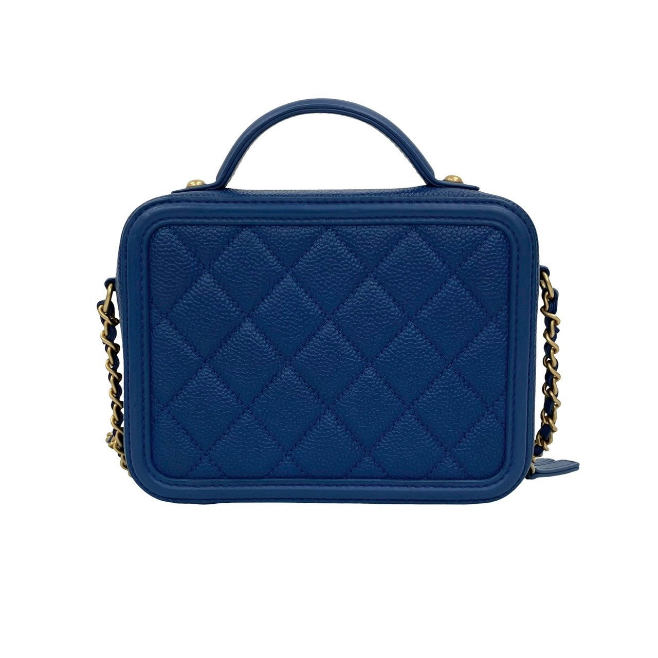 Chanel CC Filigree Caviar Leather Shoulder Shoulder Bag - Rovelle Bags