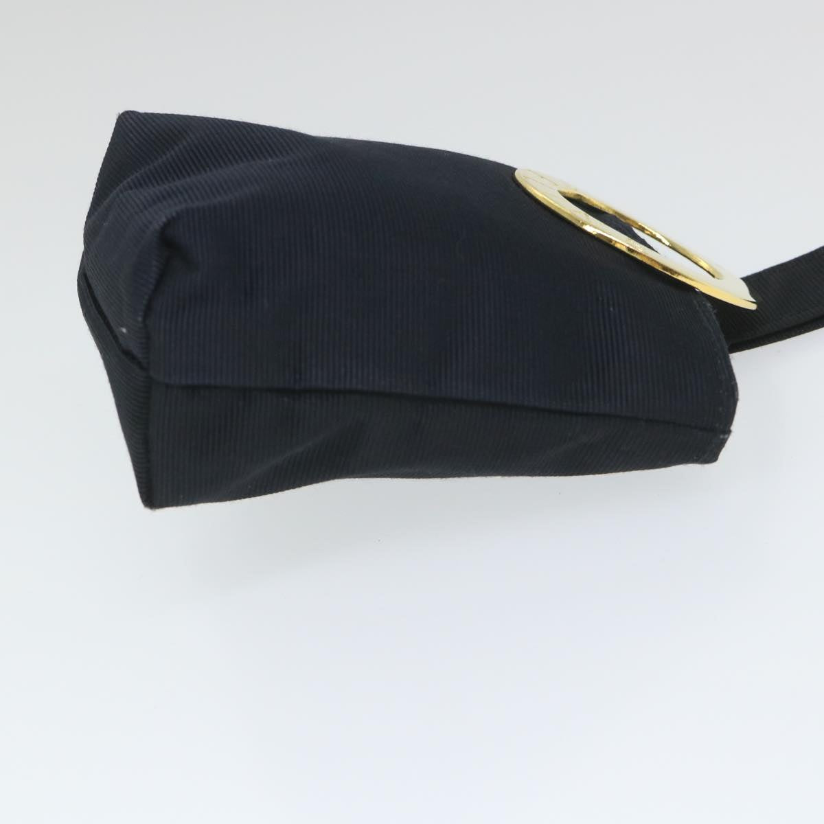 Luxury CELINE Circle Pouch Nylon Black ar10550B
