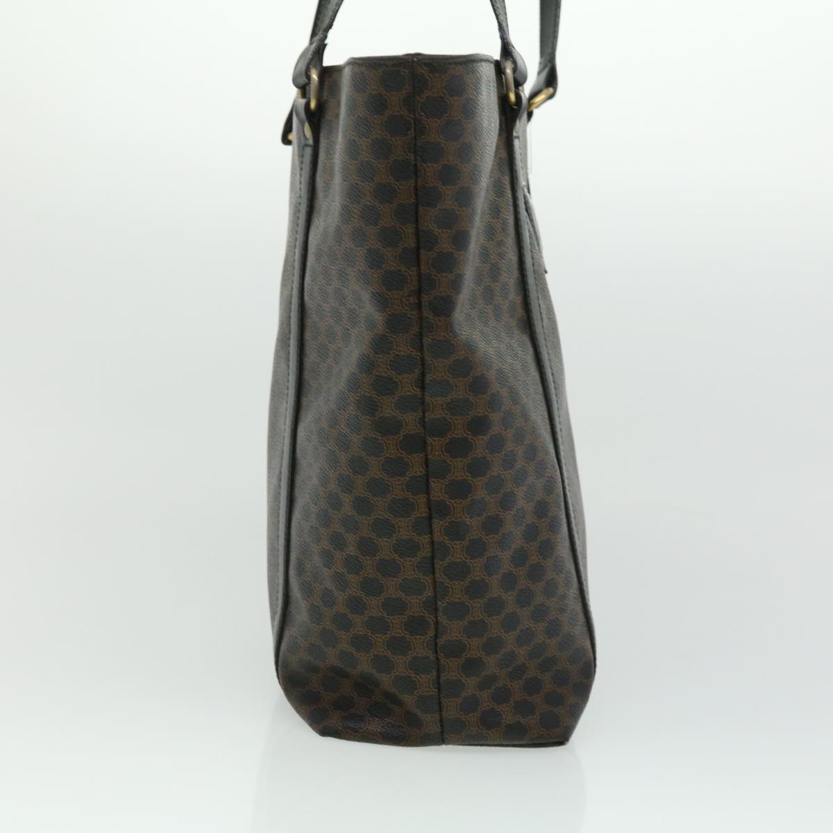Luxury CELINE Macadam Canvas Tote Bag Black ar7450