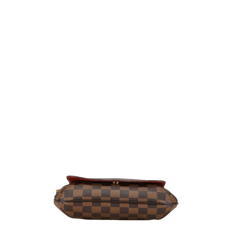Louis Vuitton Damier Musée Salsa Long Shoulder Bag N51300 Brown PVC Leather LOUIS VUITTON