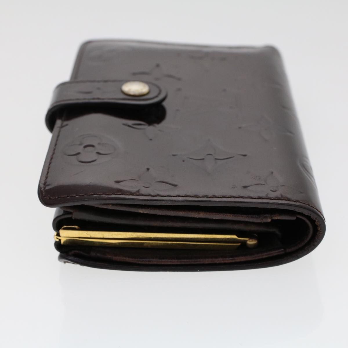 LOUIS VUITTON Monogram Vernis Wallet 2Set Beige Violet LV Auth bs6716