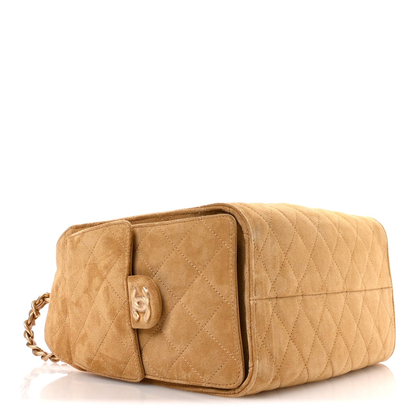 Chanel Suede Quilted Small Chanel 25 Handbag - Rovelle Bags