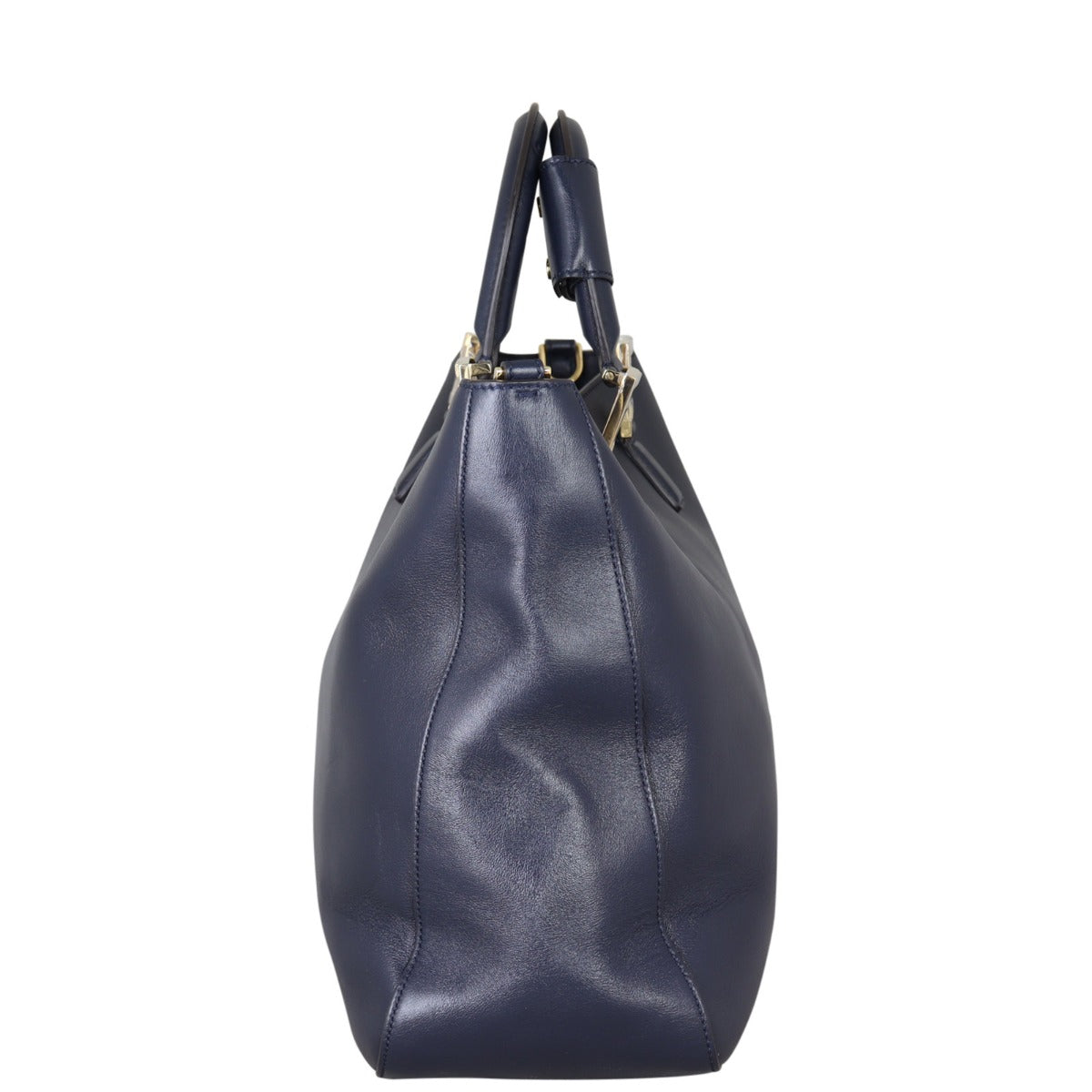 Fendi FF Leather Tote
