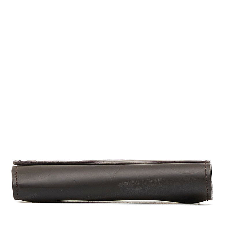Louis Vuitton Monogram Glass Multicle 6 Keycase M66430 Brown Leather Louis Vuitton