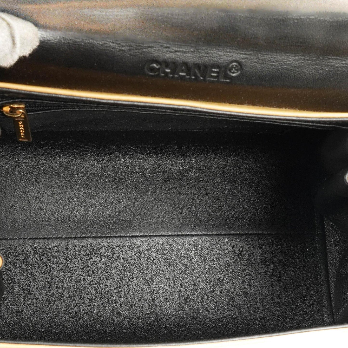 Chanel Accordion Chocolate Bar 2.55 Flap Bag Beige Quilted Lambskin, 2000-2002