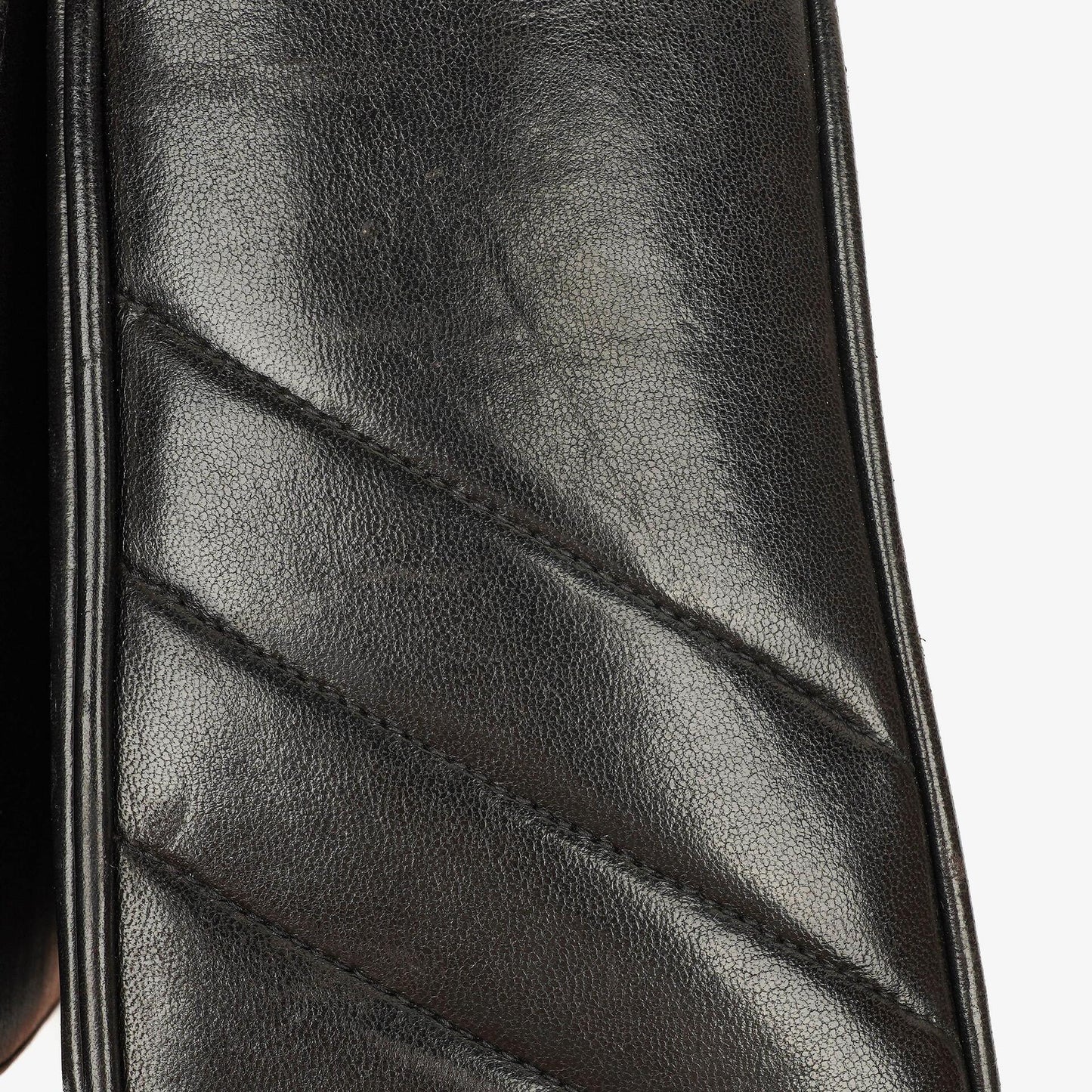 Chanel Lambskin Black Vertical Quilted Maxi CC Flap Shoulder Bag