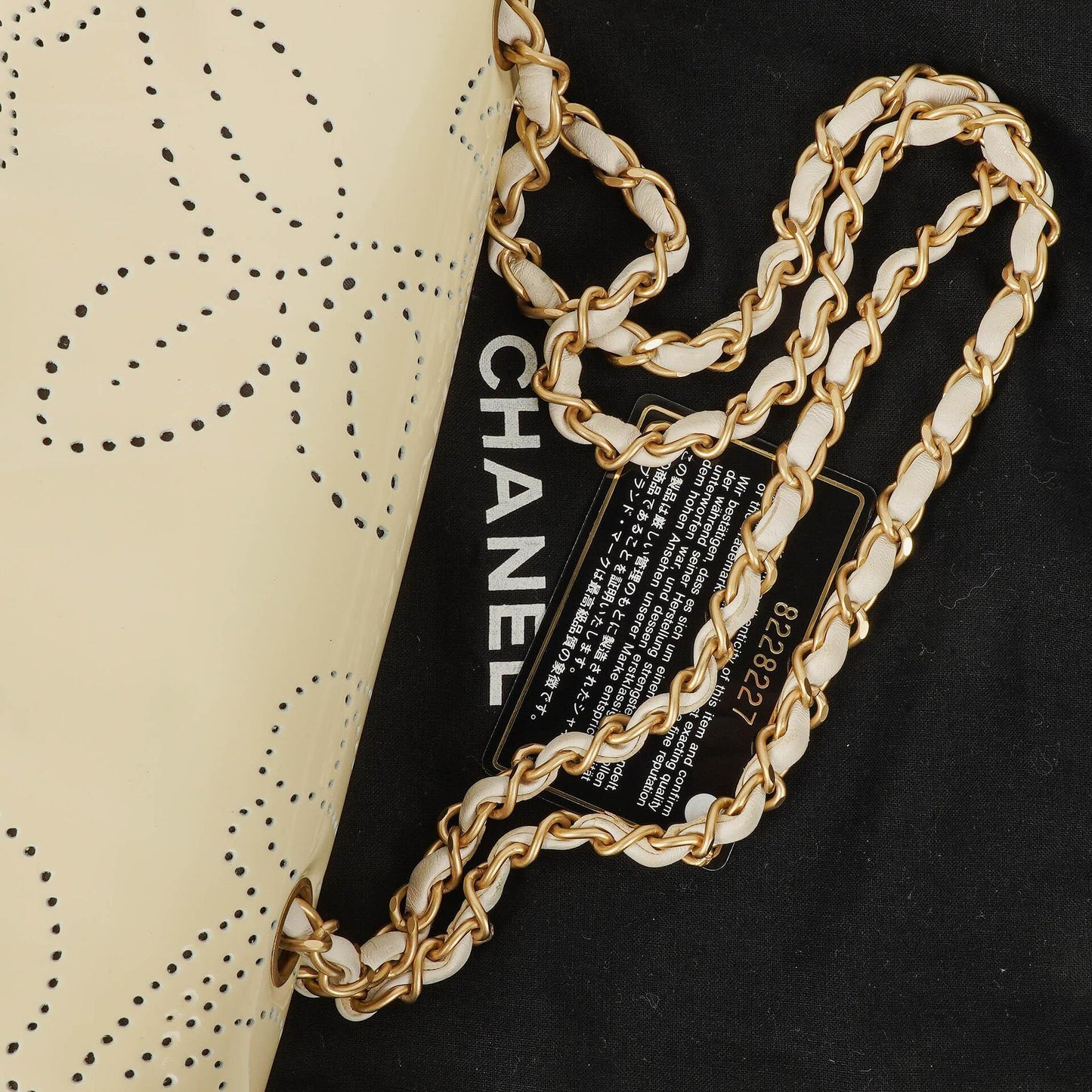 Chanel Perforated Camellia Flap Bag
