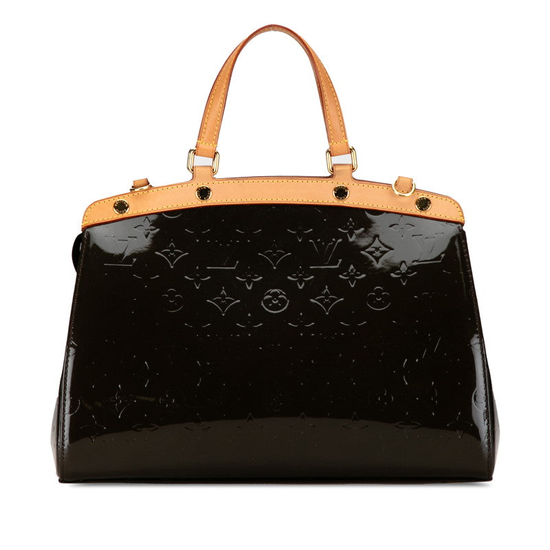 Louis Vuitton Monogram Vernis Blair MM Handbag Shoulder Bag 2WAY M91619 Amarant Pearl Patent Leather Louis Vuitton