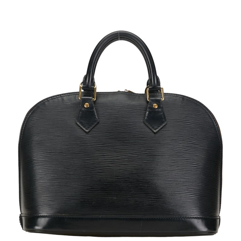 Louis Vuitton Epi Alma Handbag 2WAY M52142 Noir Black Leather Louis Vuitton