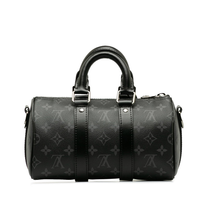 LOUIS VUITTON Louis Vuitton Monogram Eclipse Reverse M46271 Handbag Leather Gray