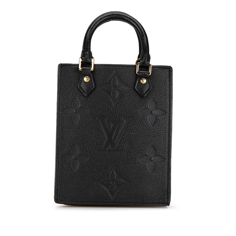 Louis Vuitton Monogram Amplant Pitt Sacpra Handbag Shoulder Bag 2WAY M81417 Noir Black Leather Louis Vuitton