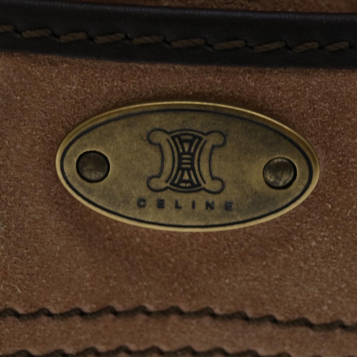 Luxury CELINE Hand Bag Suede Brown ep3598