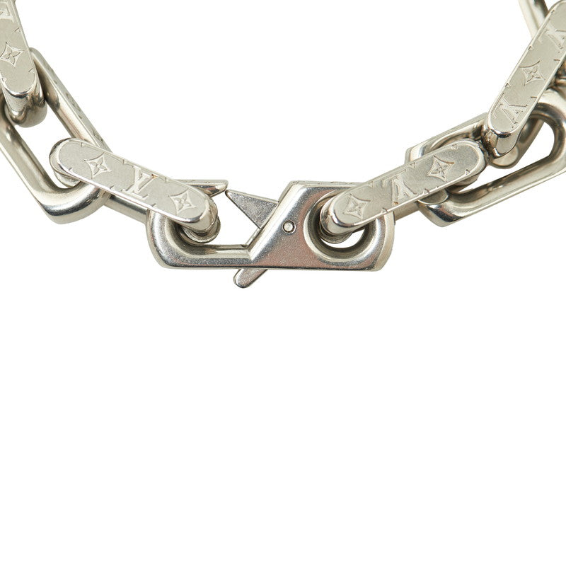 Louis Vuitton Monogram Chain Bracelet M00309 Silver Metal Louis Vuitton