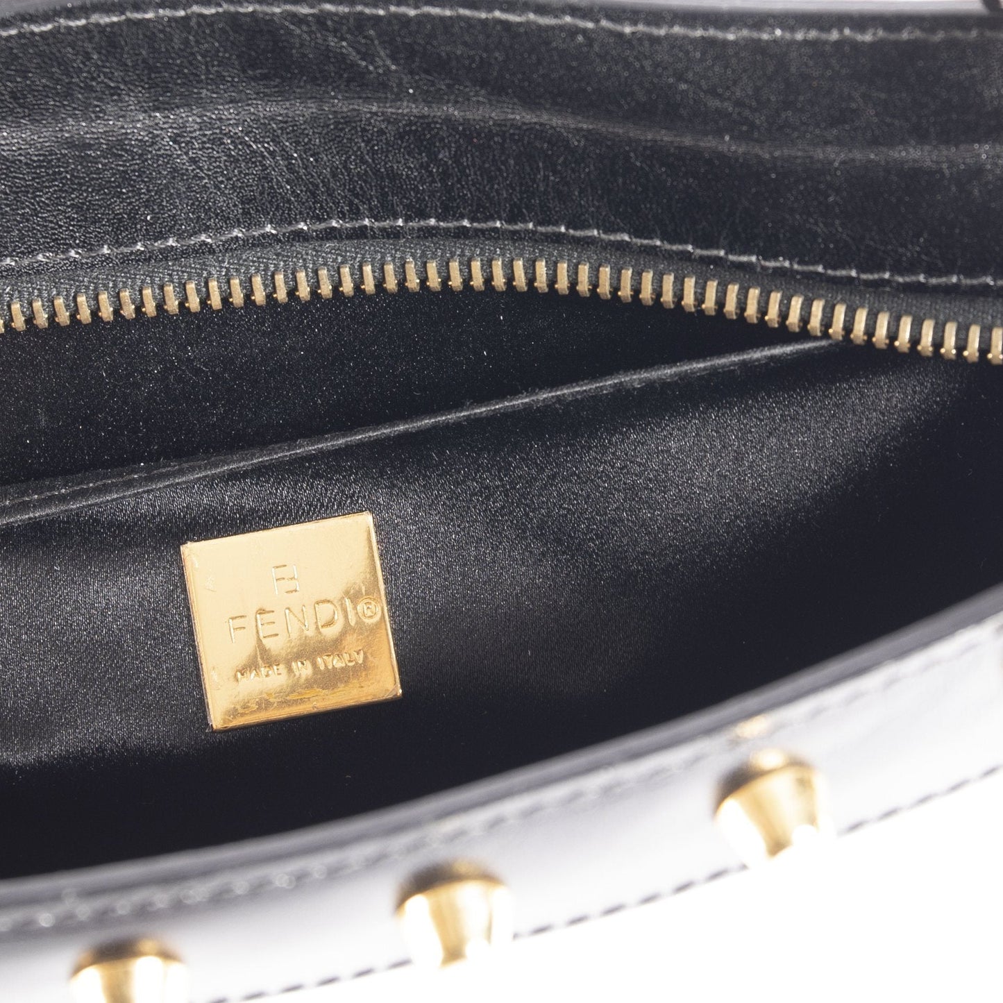Fendi Studded Shoulder Bag
