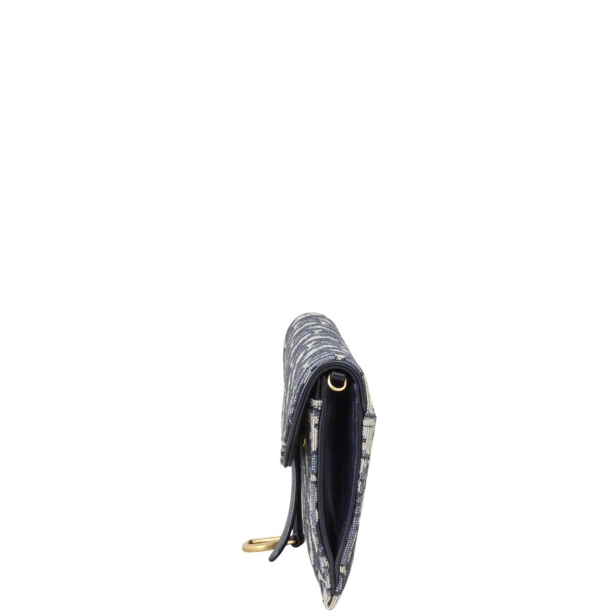 Dior Saddle Wallet on Chain Oblique