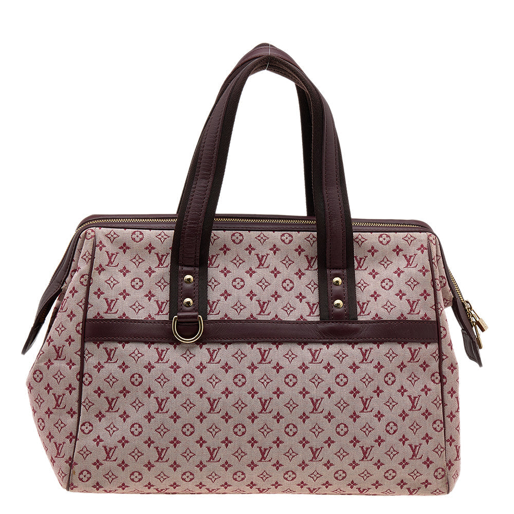Louis Vuitton Monogram Mini Lin Canvas Josephine GM Bag