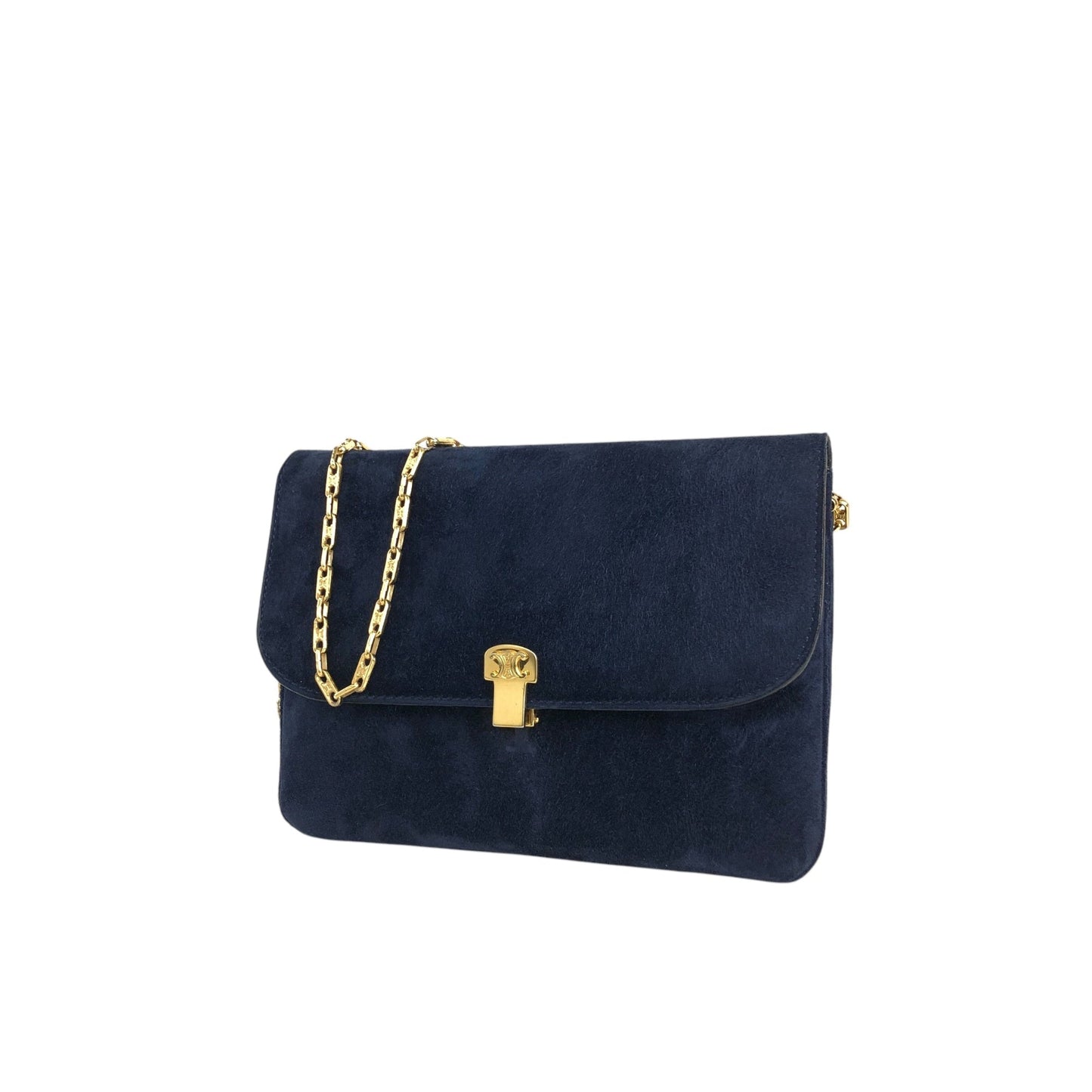 CELINE Chain Shoulder bag Navy bppgsa