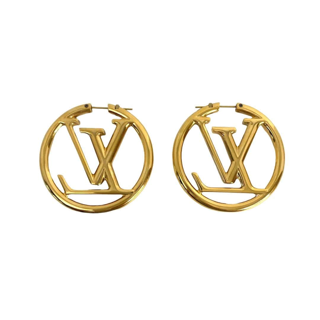 Louis Vuitton Louise Hoop GM Earrings