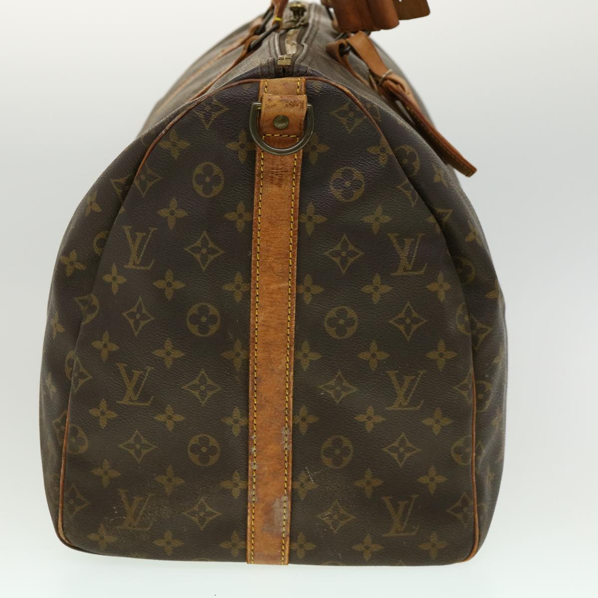 LOUIS VUITTON Monogram Keepall Bandouliere 55 Boston Bag M41414 LV Auth th2833