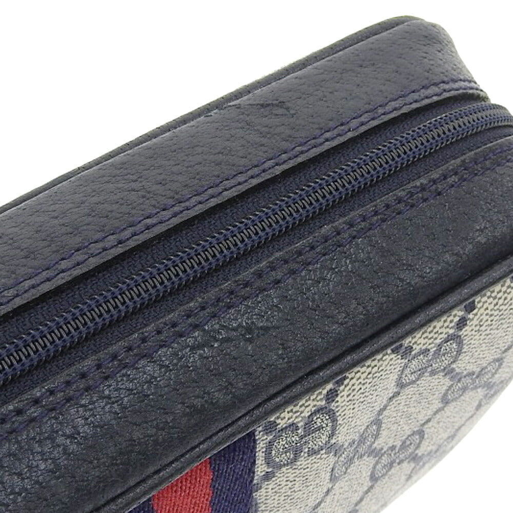 Gucci Sherry Line Pouch Navy