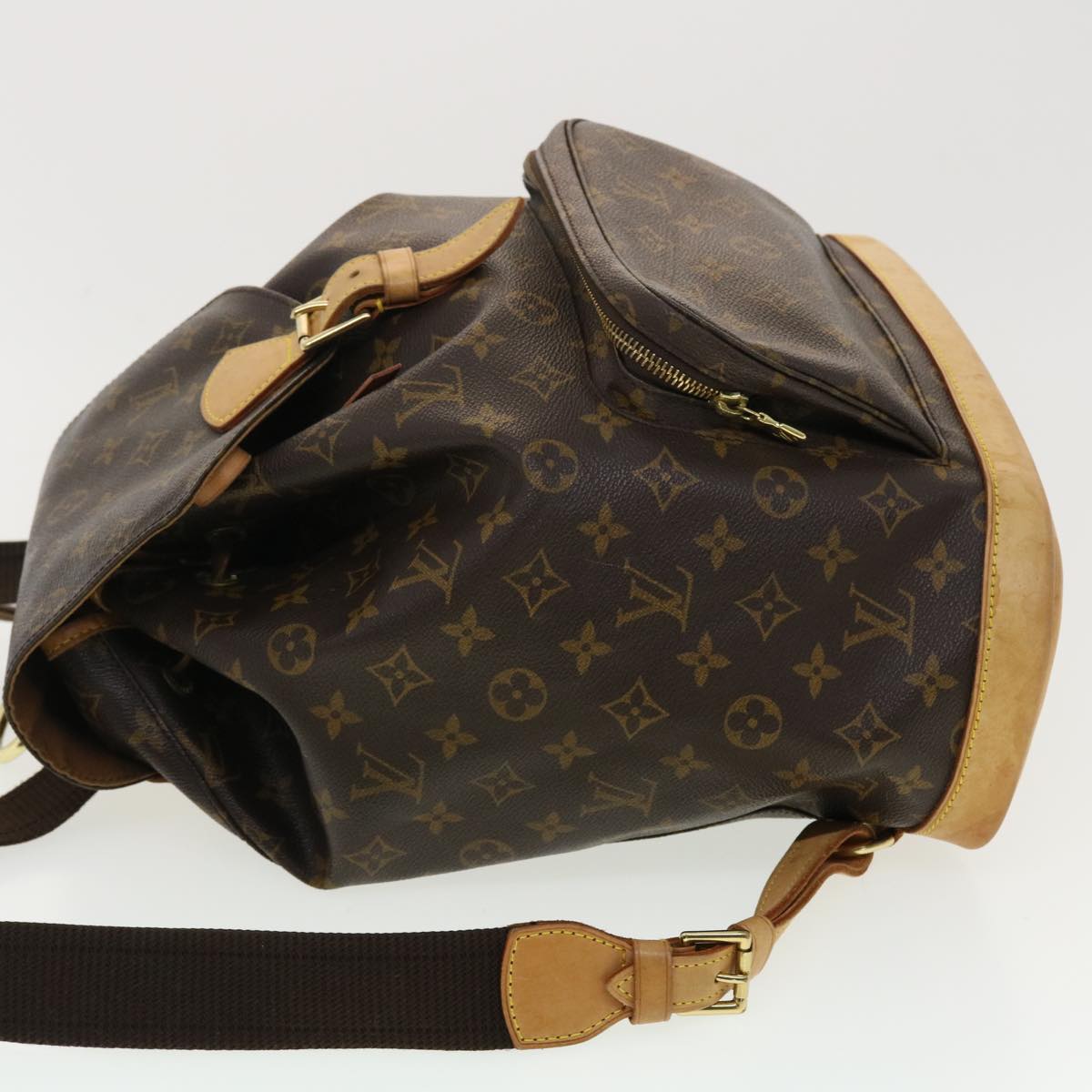 LOUIS VUITTON Monogram Montsouris GM Backpack M51135 LV yk6459