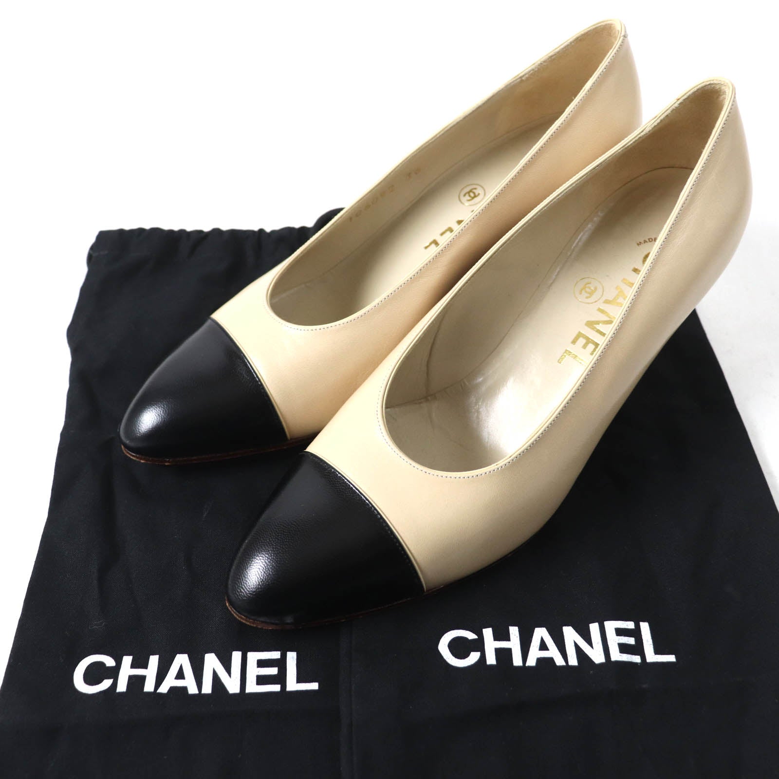 Chanel Leather Pumps Handbag - Rovelle Bags