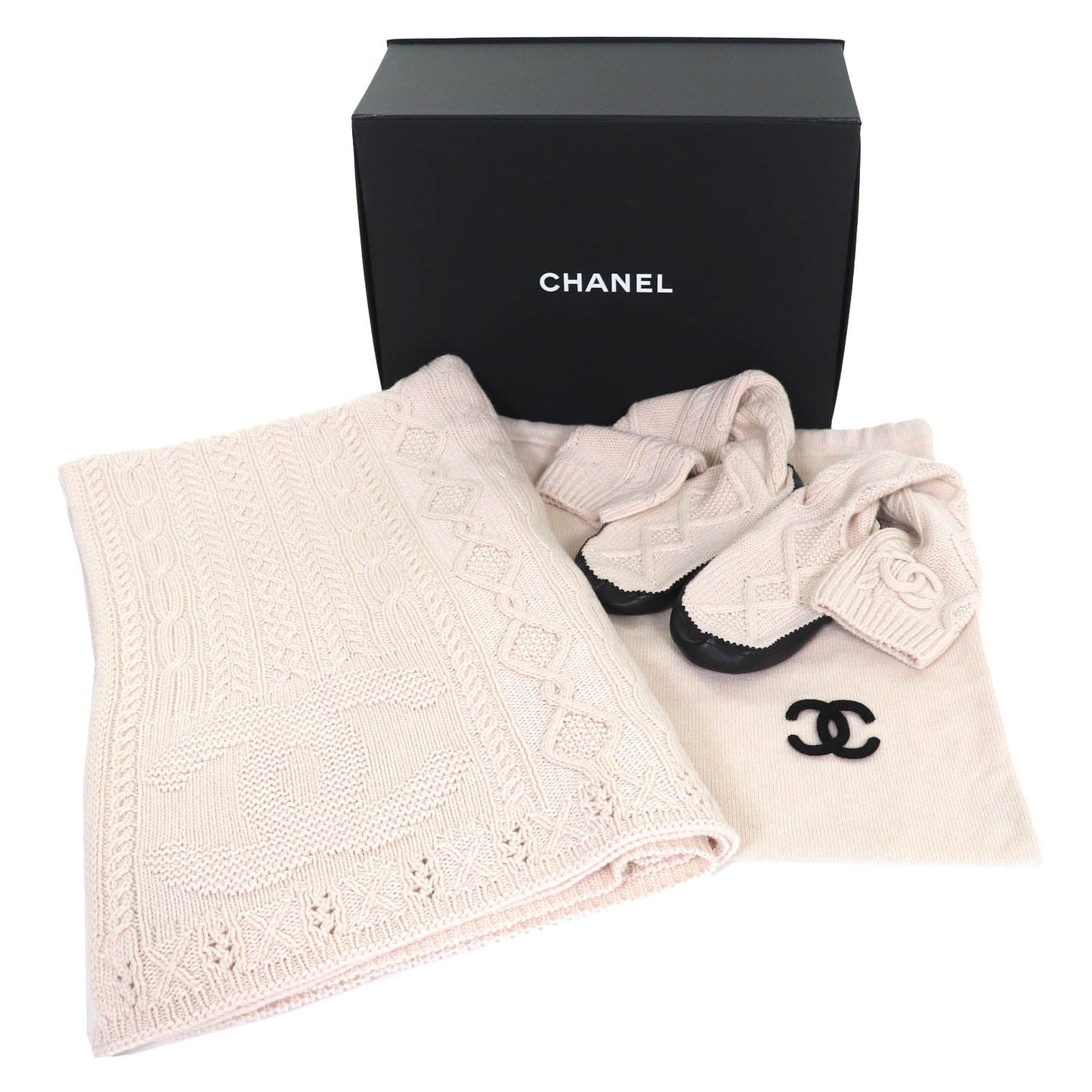 Chanel COCO Mark Cashmere Handbag - Rovelle Bags