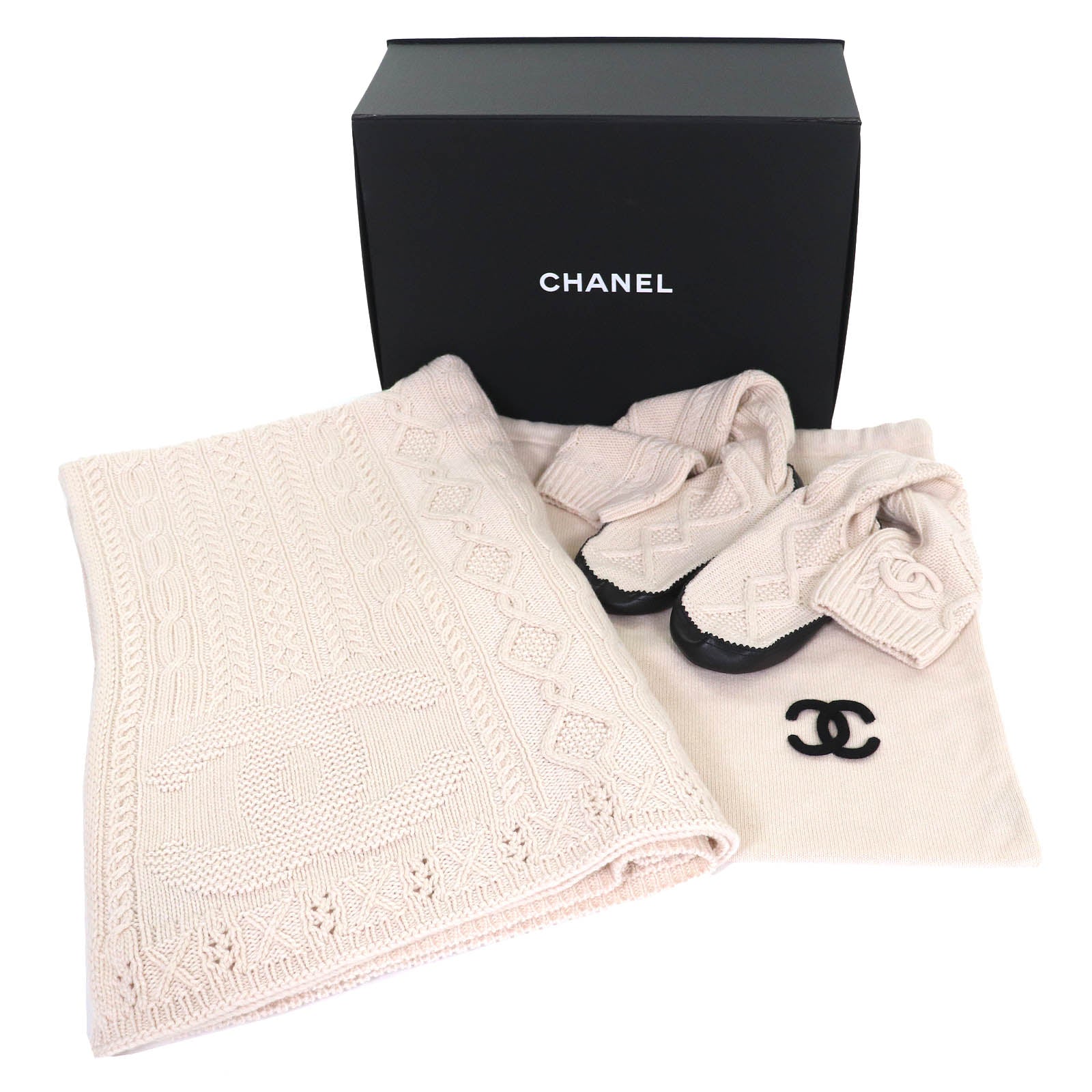 Chanel COCO Mark Cashmere Handbag - Rovelle Bags