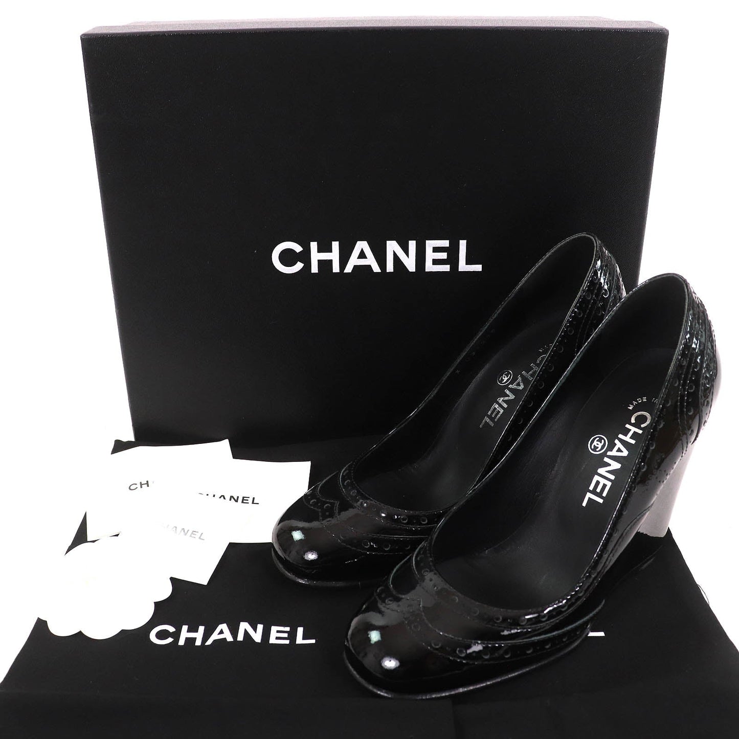 Chanel Patent Leather Pumps Handbag - Rovelle Bags
