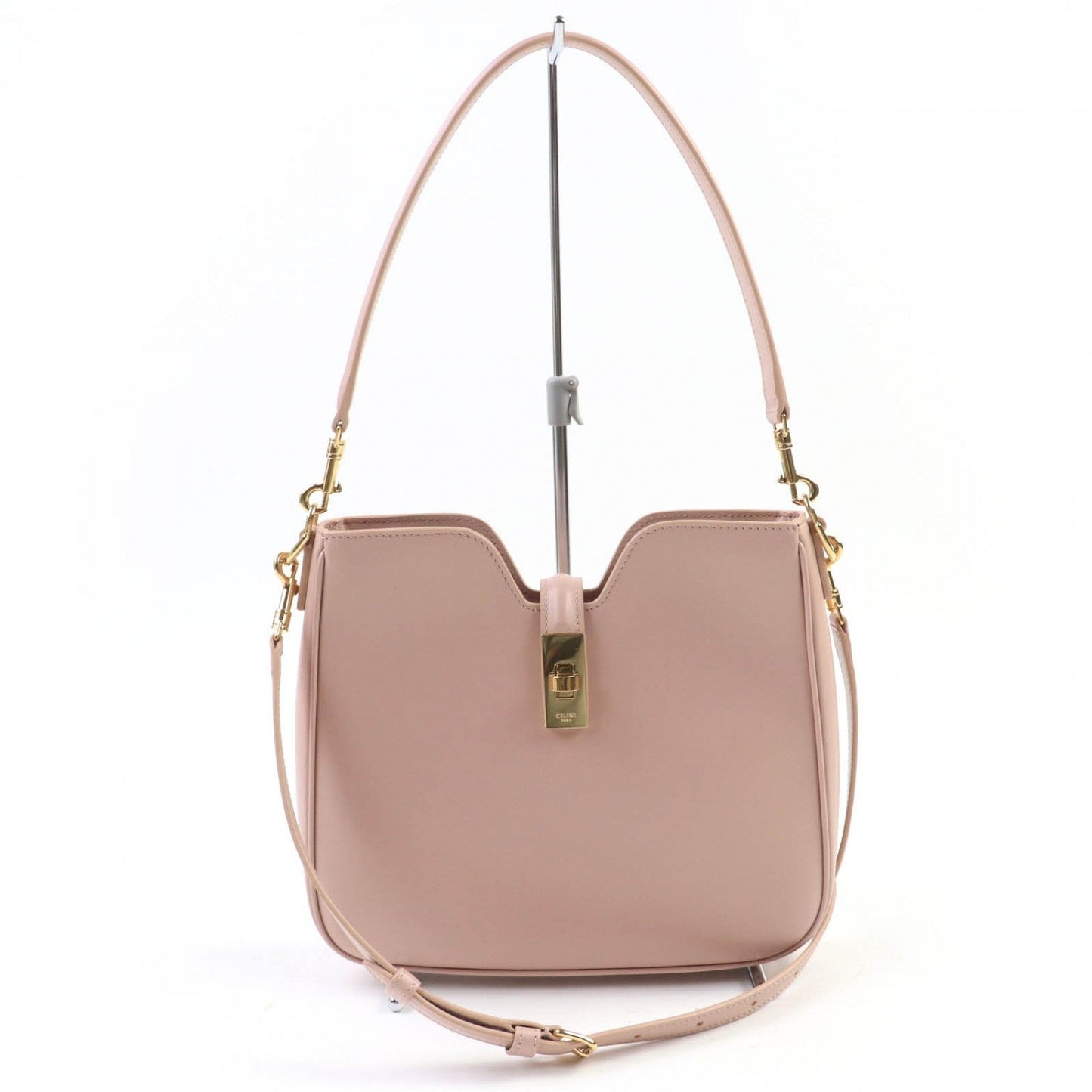 CELINE Shoulder Bag 12069 Smooth Rubbed Soft Peach Small Camille 16 (C ¨ze) Soft Bag in smooth calfskin