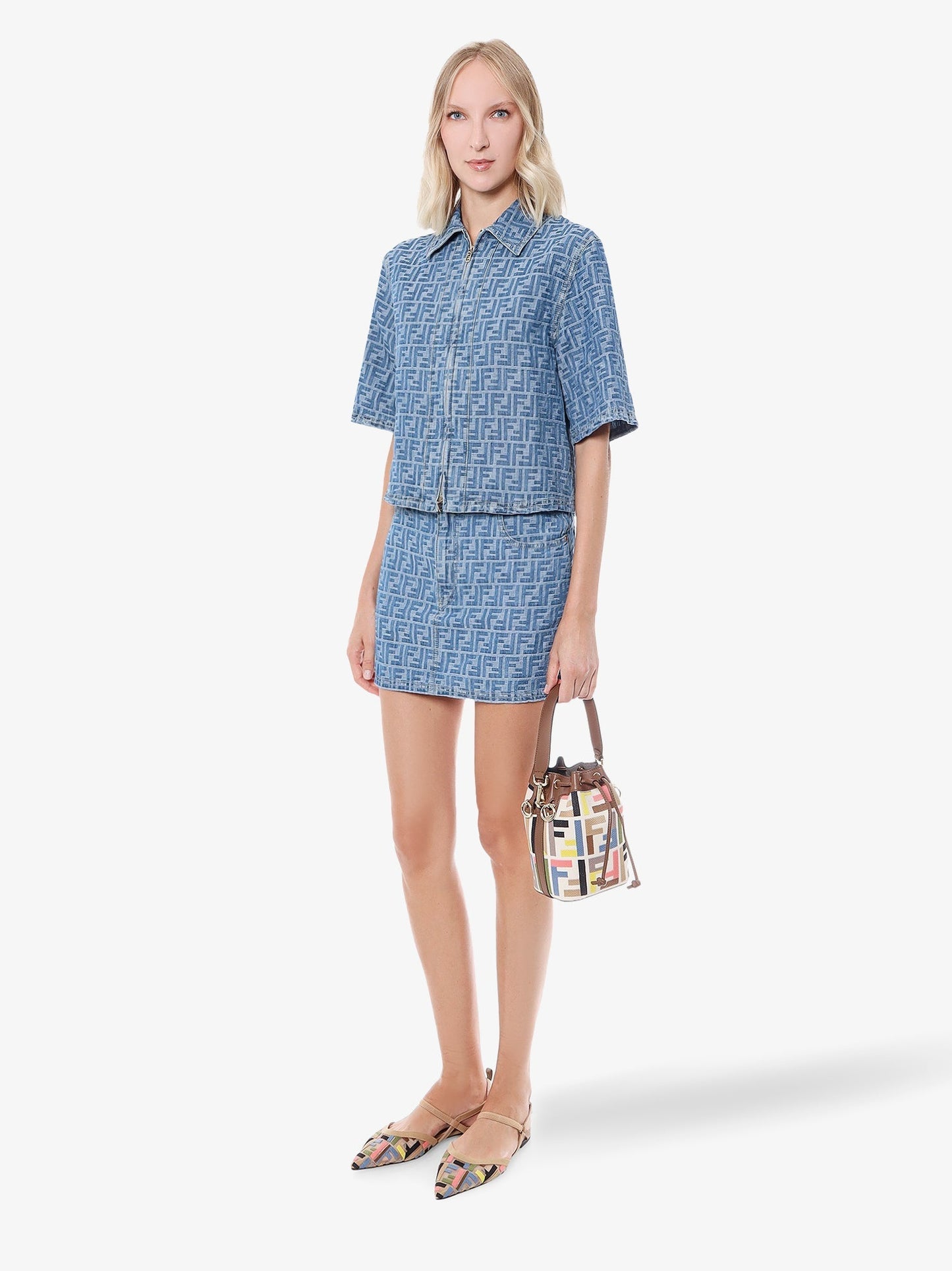 Fendi Woman Fendi Woman Blue Skirts
